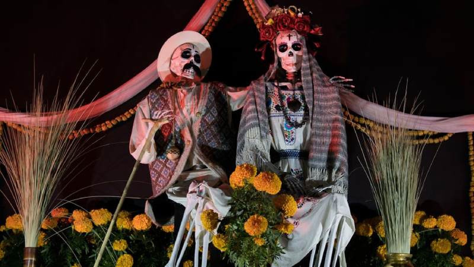 Festival de la flor Cempesúchil.