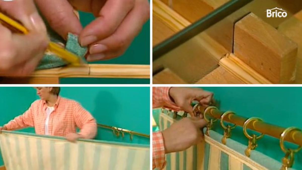 Fijar la tela al cabecero