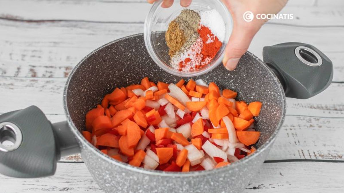 Sofreímos las verduras