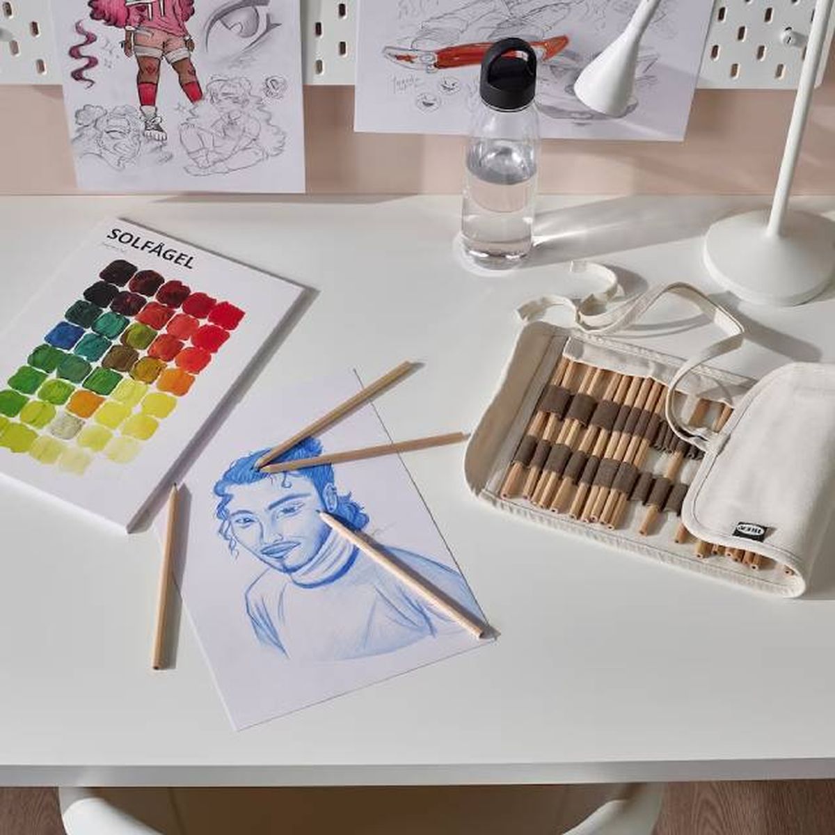 conjunto dibujo SOLFÅGEL ikea