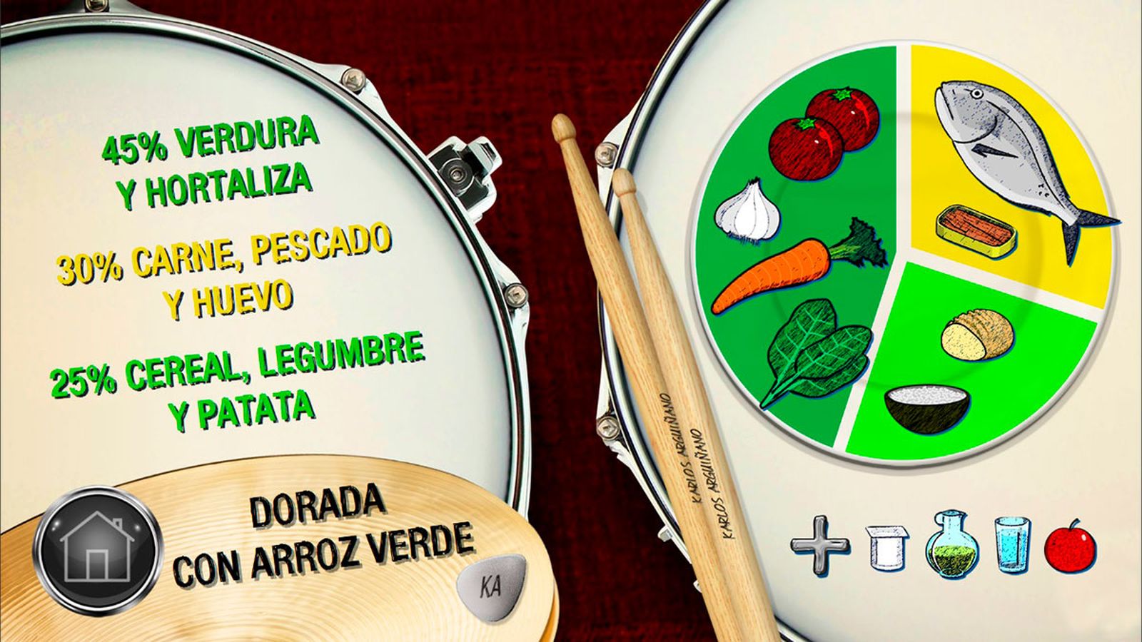 dorada arroz plato