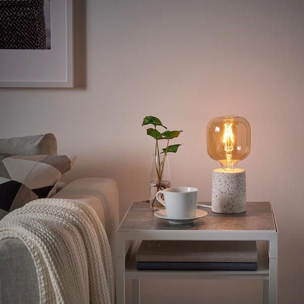 lampara de mesa terrazo LERSKIFFER ikea