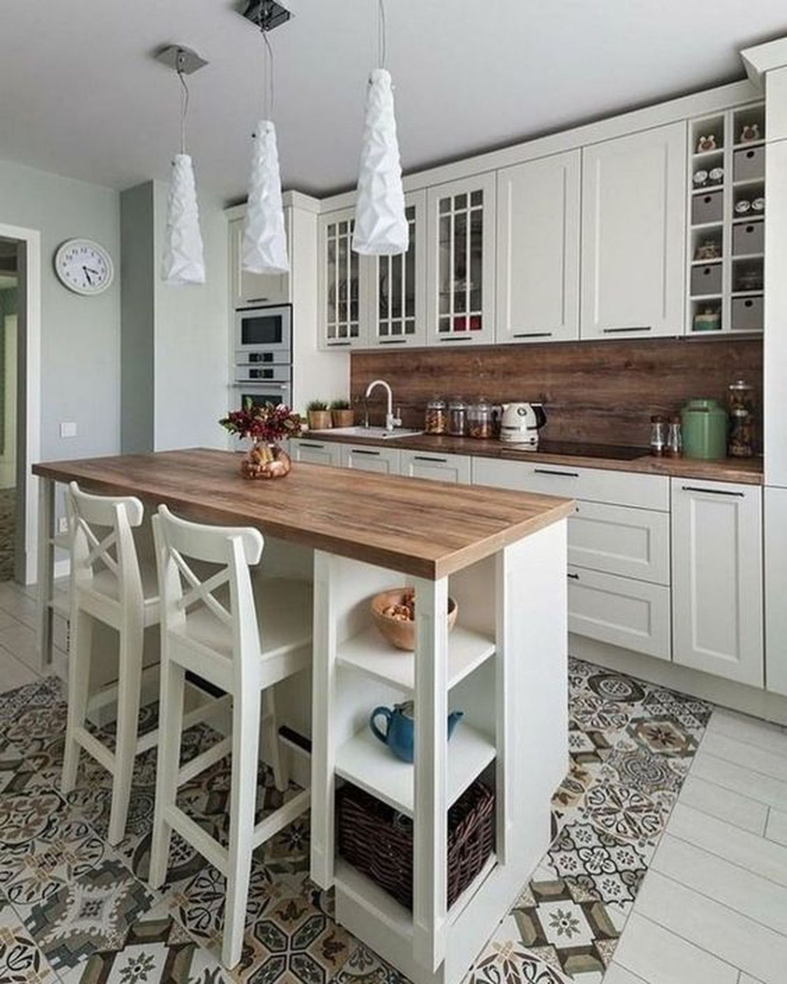 cocina pequena sillas compactas pinterest