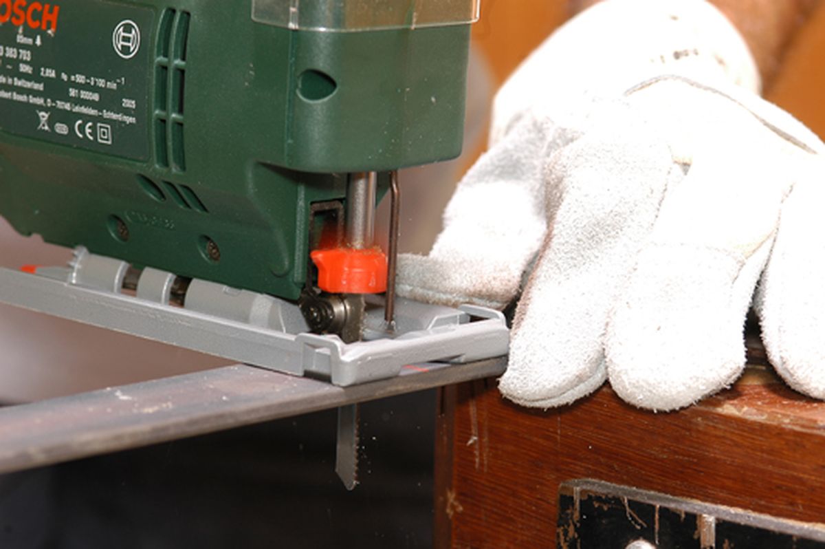 Barandilla con perfiles metálicos paso 2