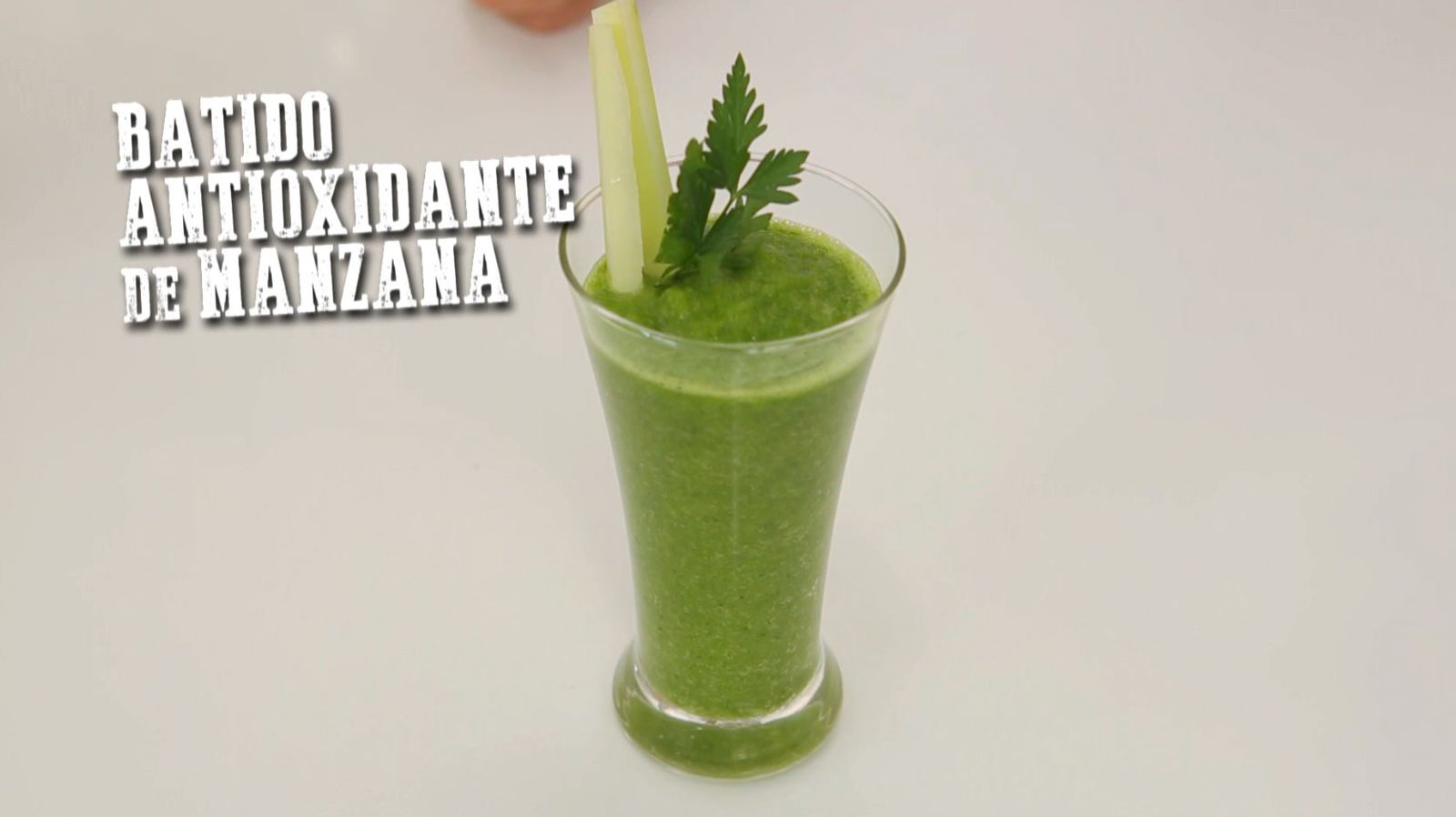 Batido antioxidante de manzana