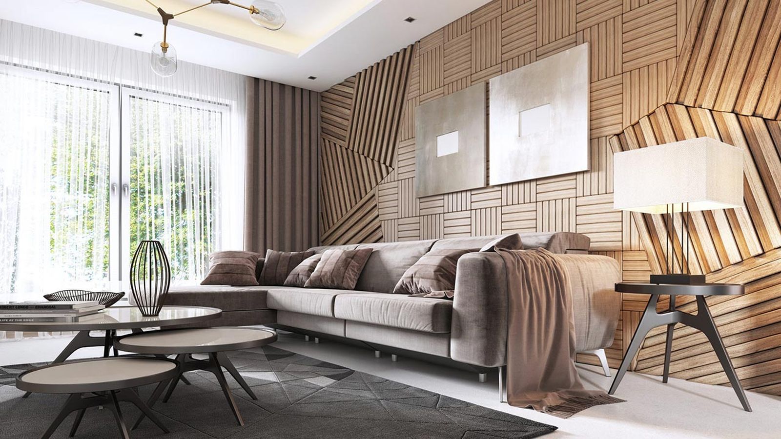 Paredes decoradas con madera 1