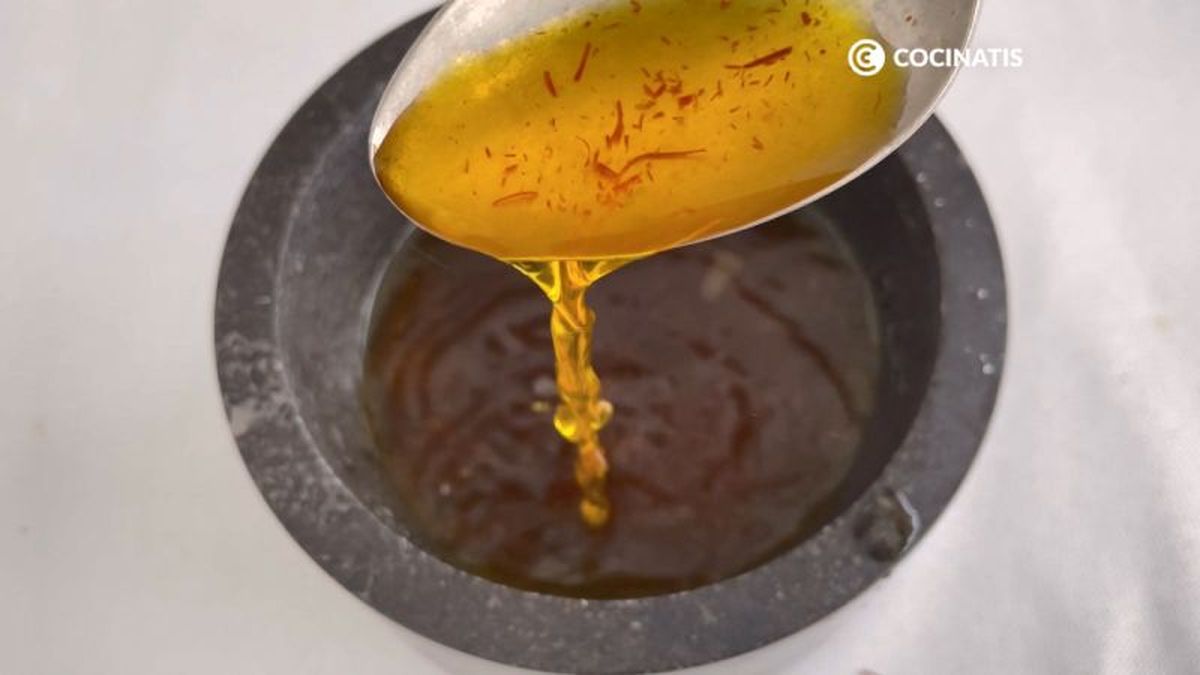 Infusión de azafrán