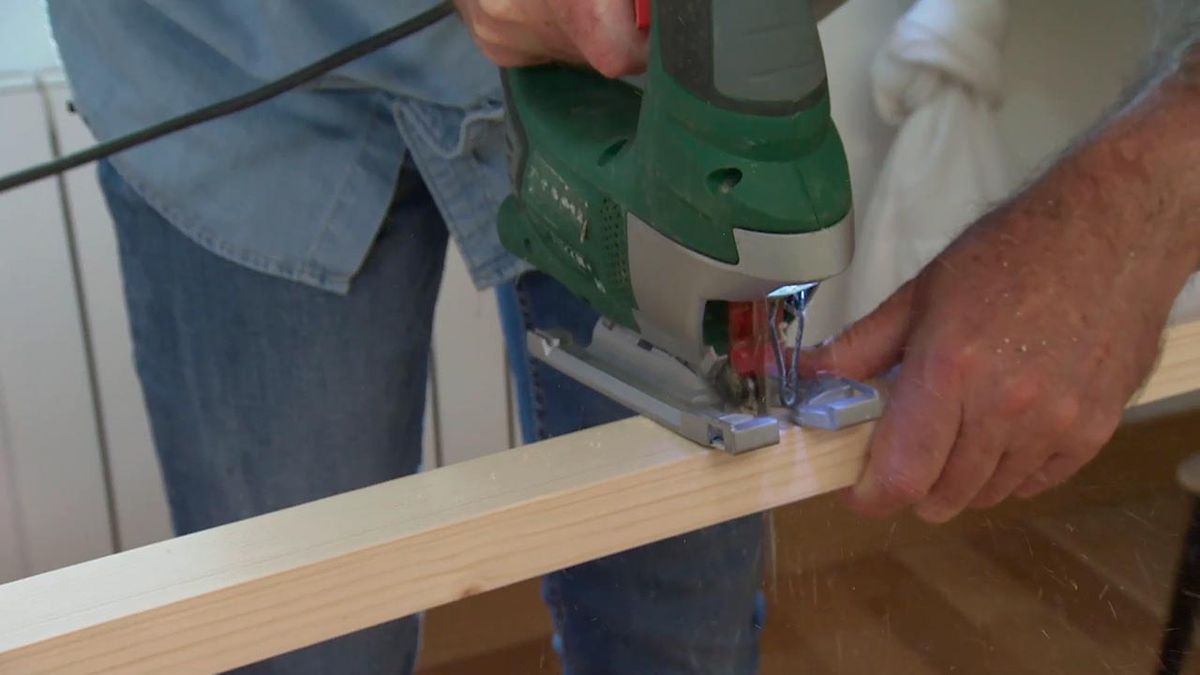 Como hacer un perchero de pared con listones de madera paso 1