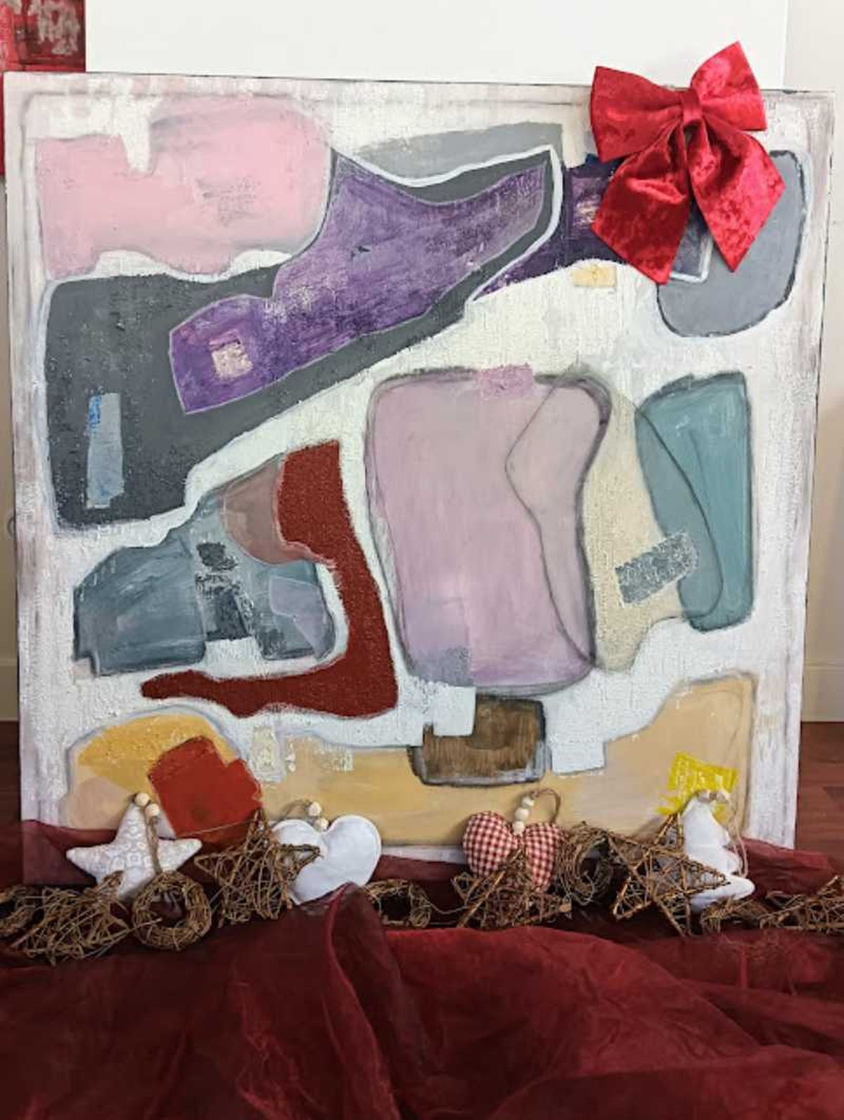 Cuadro La vida es un puzzle de Lola Castillejos para regalar en Navidad.