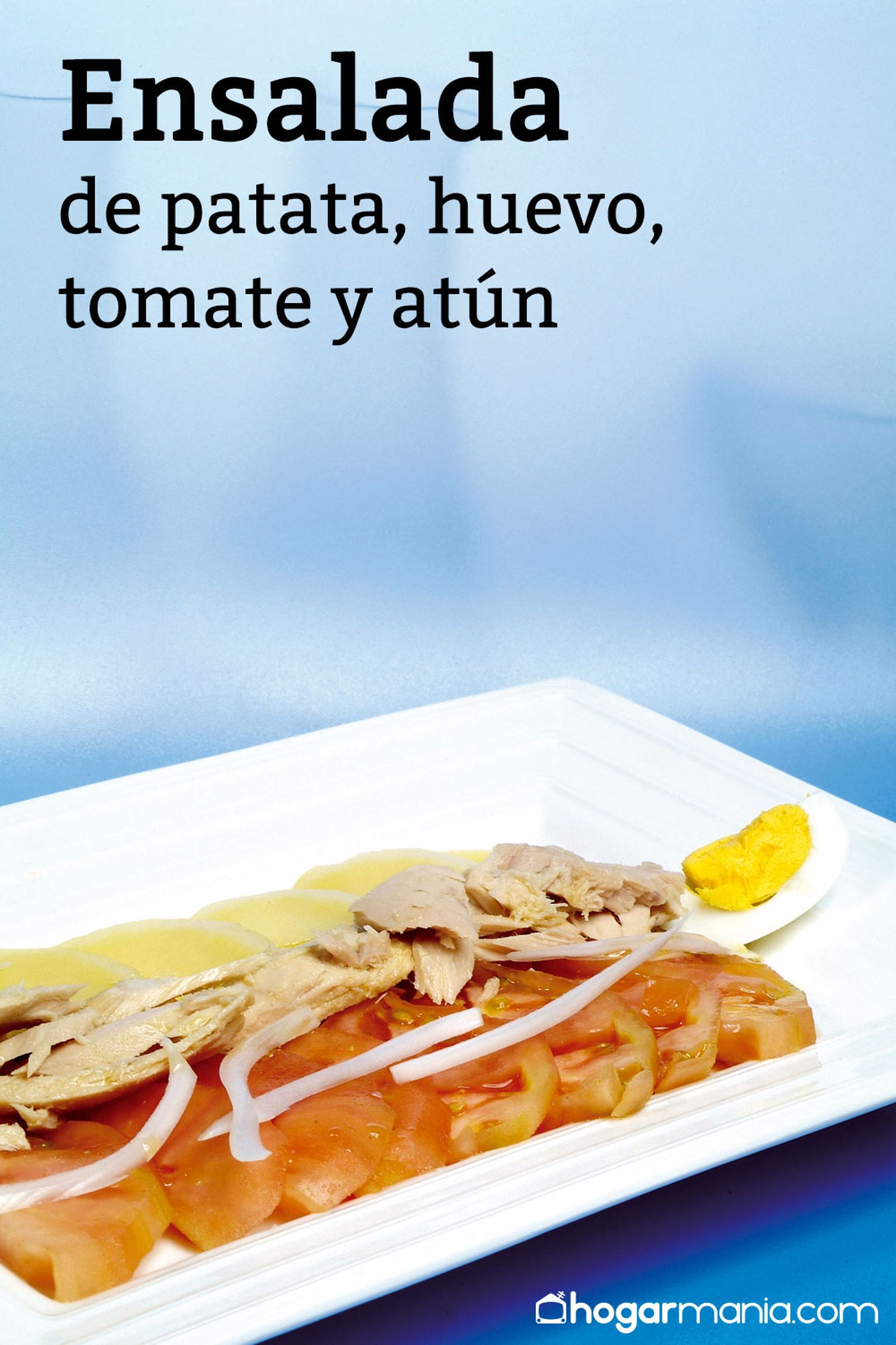 ensalada patata huevo receta