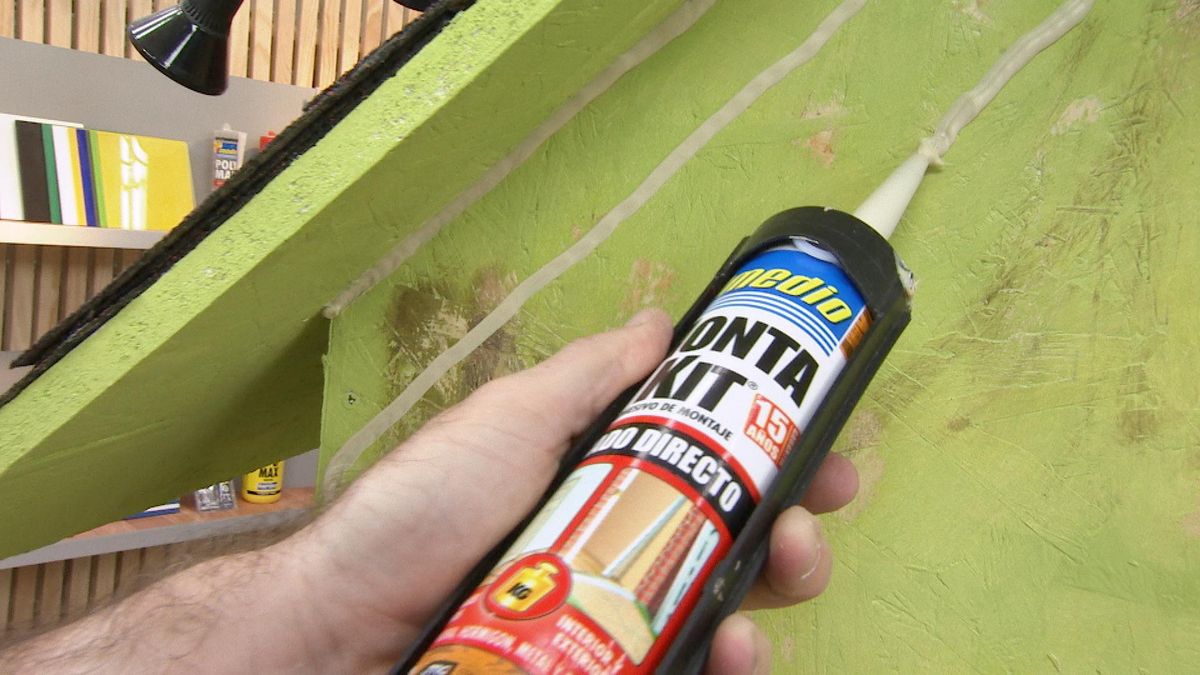 Revestimiento con lamas paso 2