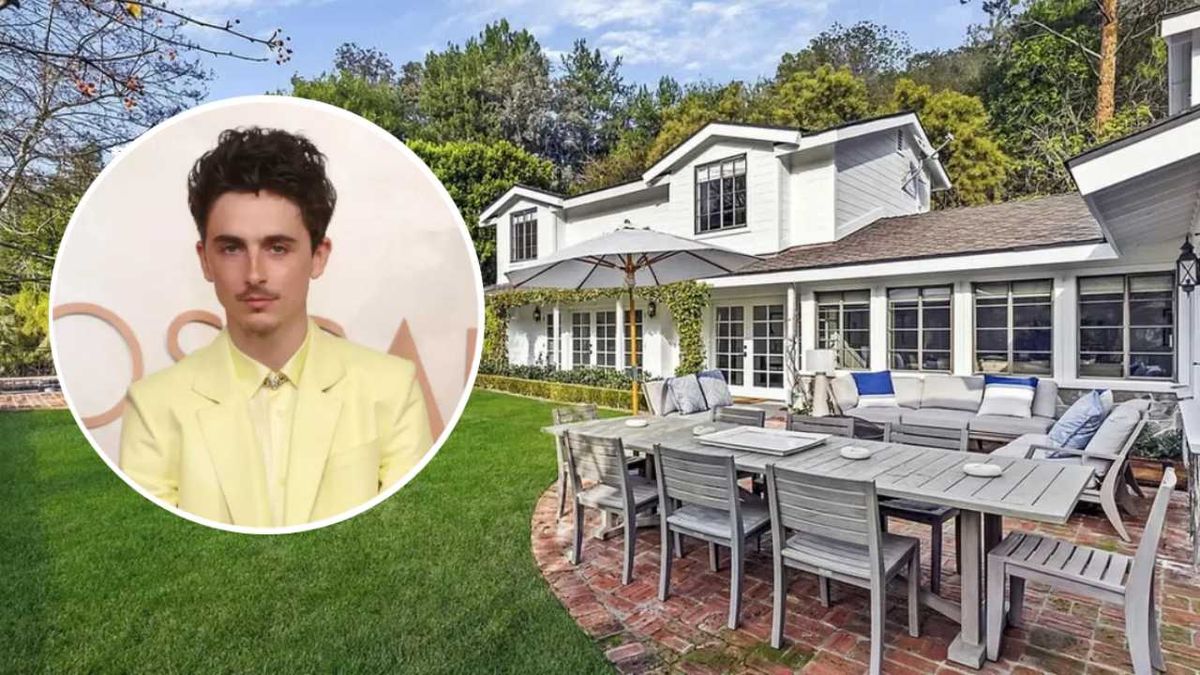 La casa en Los Ángeles de Timothée Chalamet.
