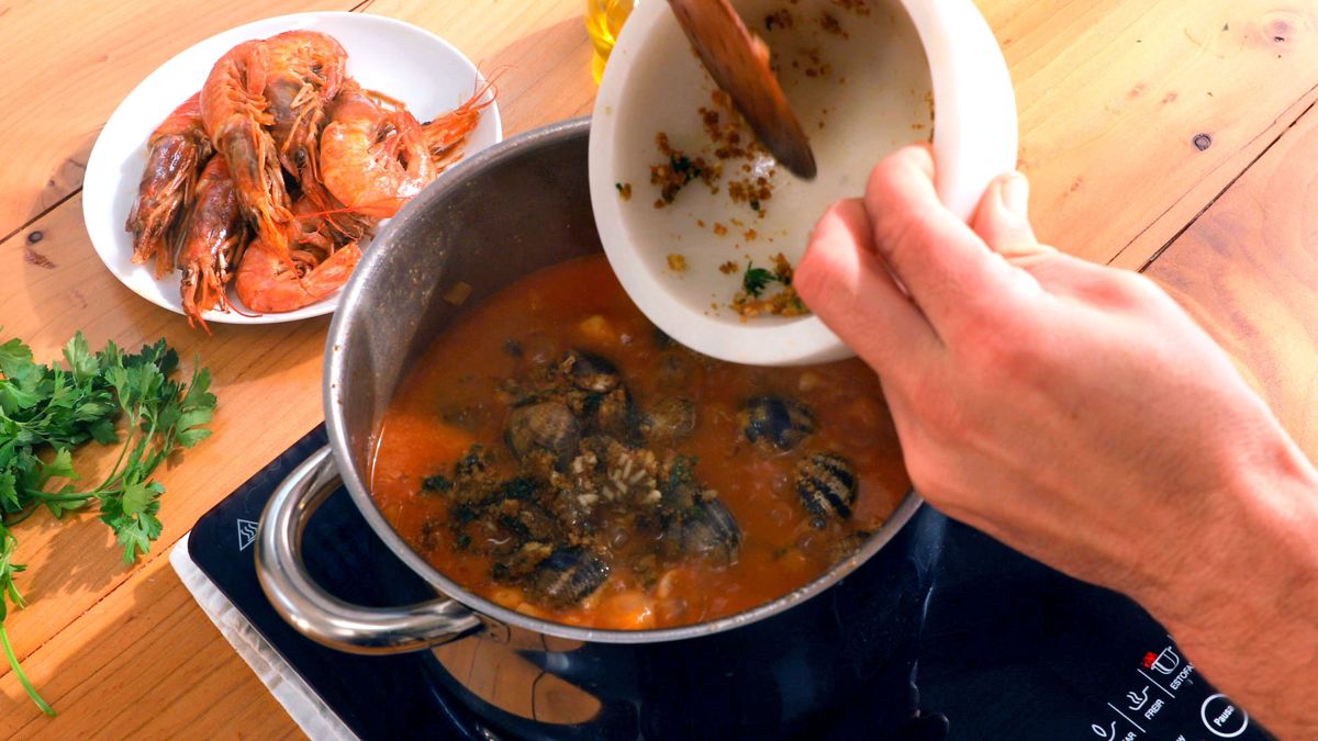 Caldereta de pescado   Paso 6