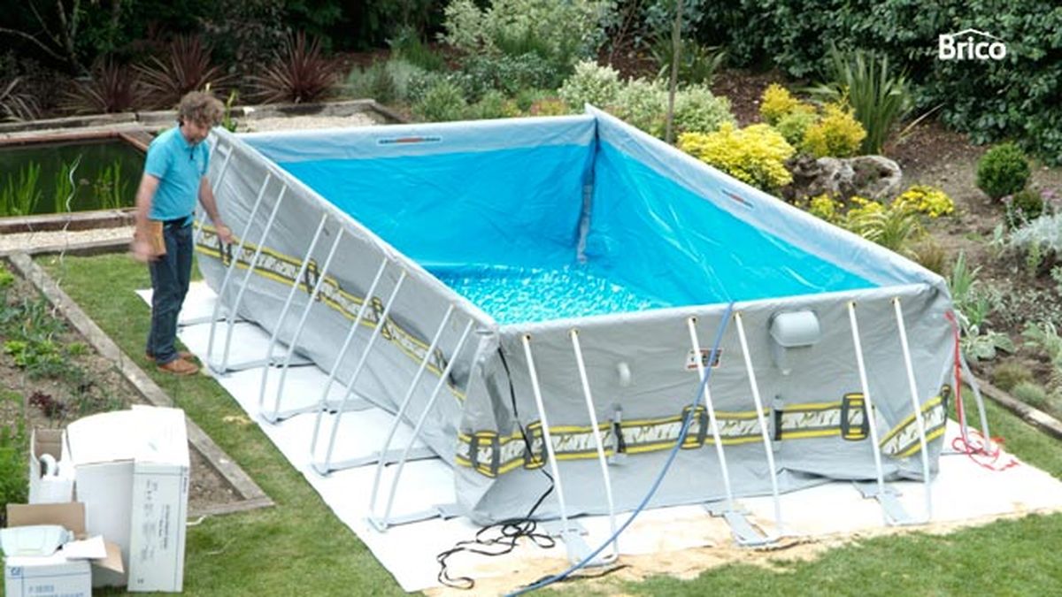 Piscina desmontable paso 18