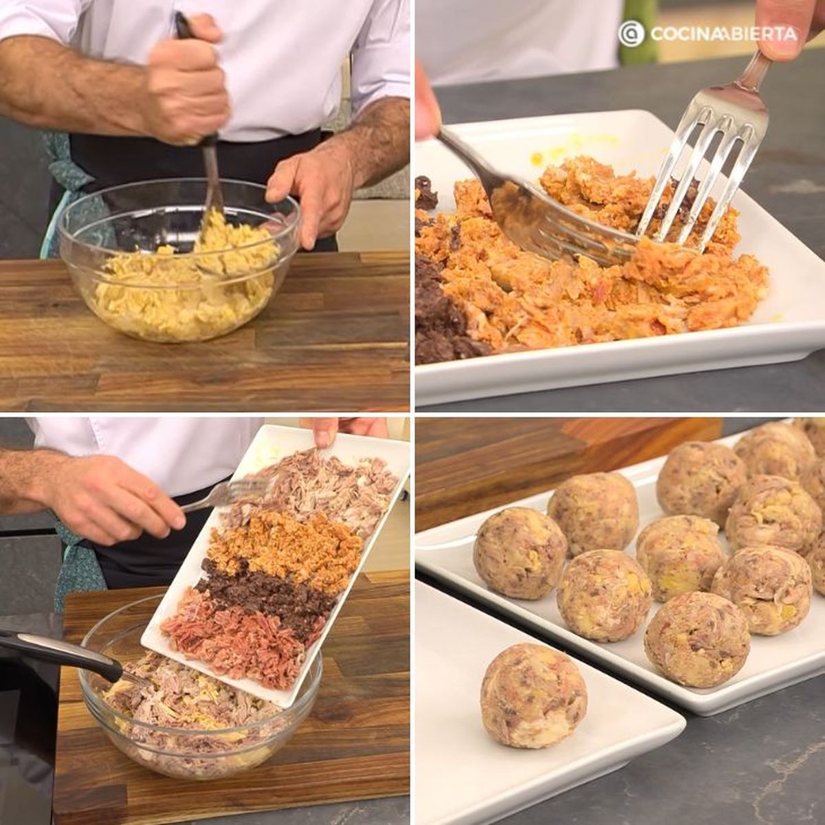 Cómo hacer buñuelos de cocido paso a paso