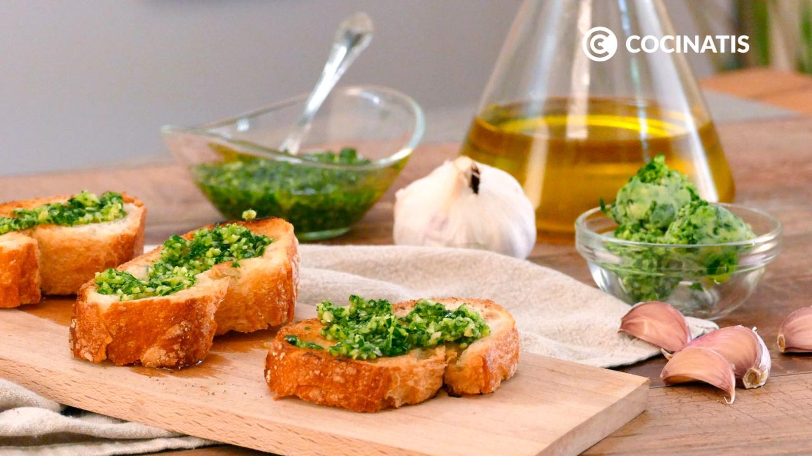 Receta de salsa de ajo y perejil