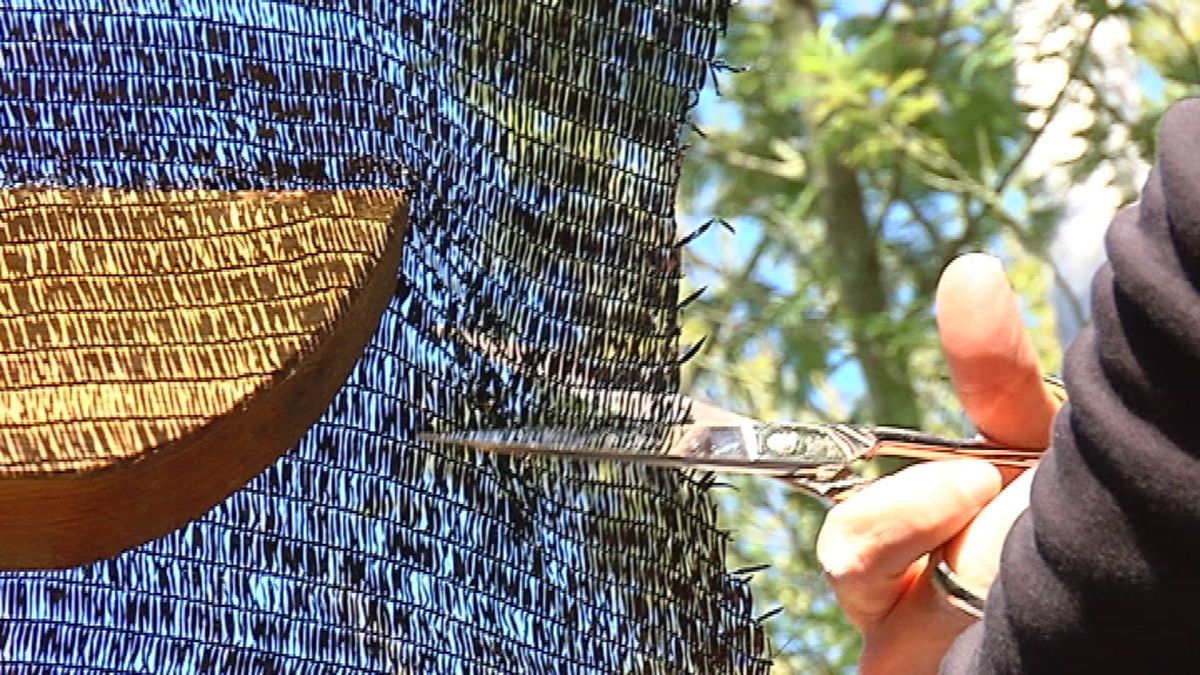 Malla para sombrear paso 3