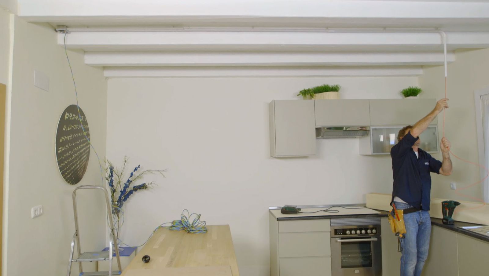 Instalación eléctrica de cocina paso 12
