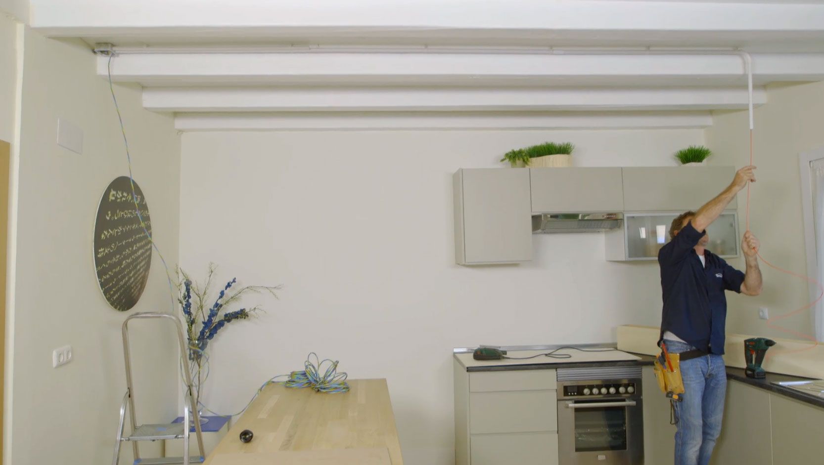 Instalación eléctrica de cocina paso 12