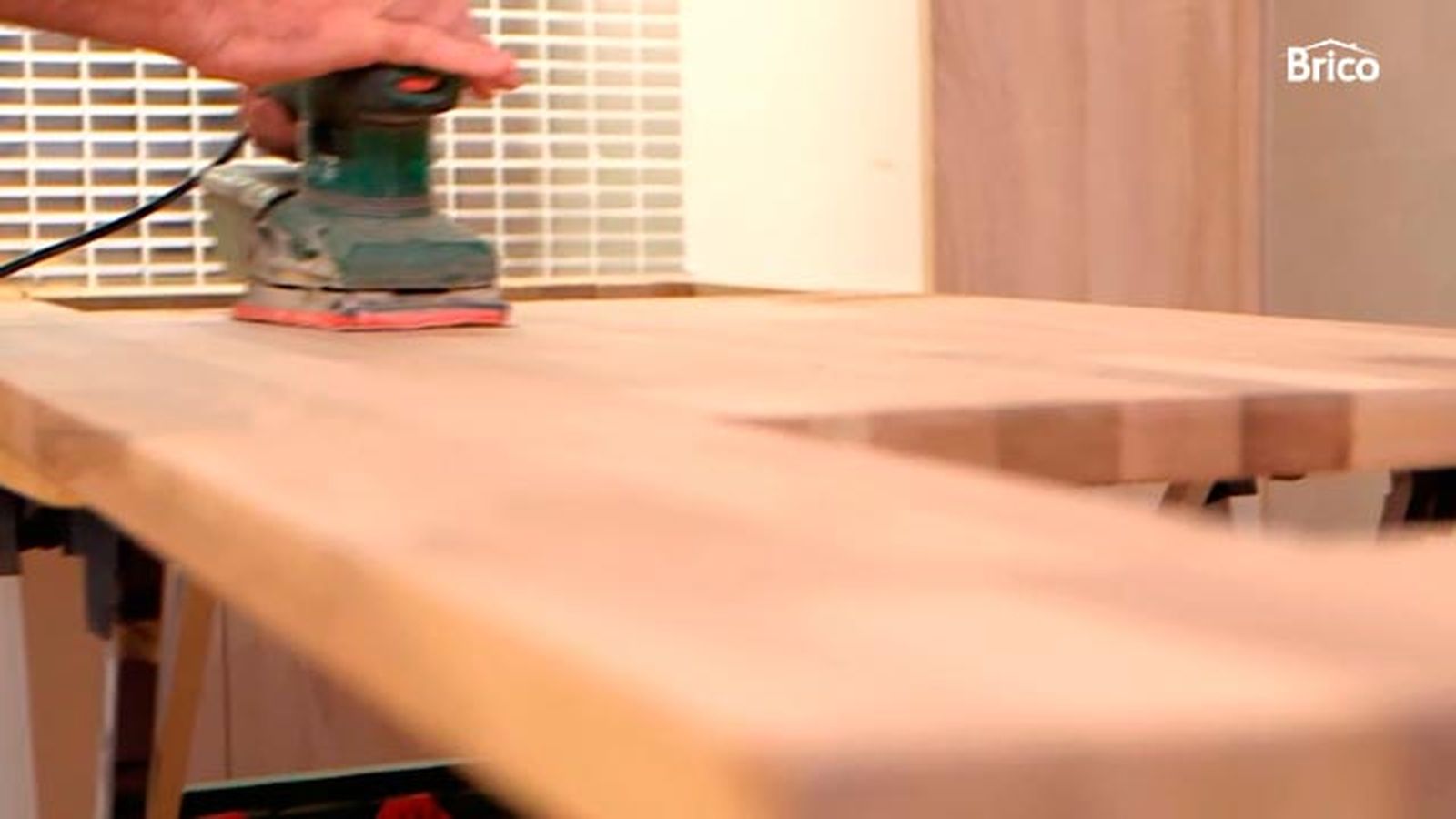 Instalar encimera de cocina de madera paso 5