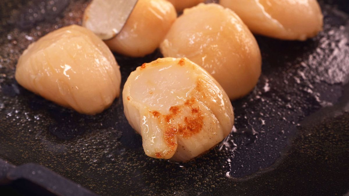 Vieiras gratinadas a la gallega  paso 4