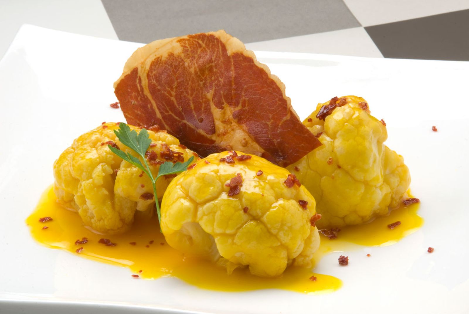 339B   Coliflor al horno con zumo de naranja y cava xl