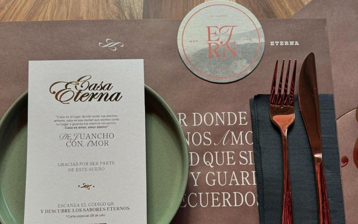 Casa Eterna ofrece una carta de cocina tradicional colombiana, aunque también hay platos de fusión