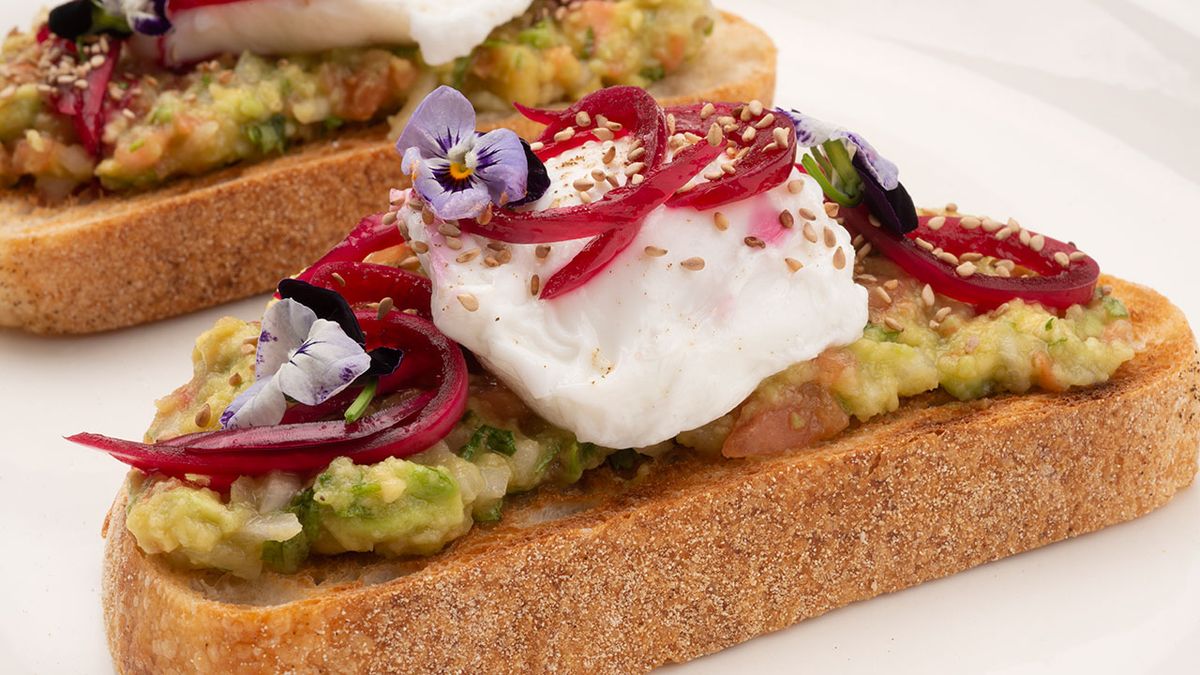 tosta guacamole huevo escalfado xl