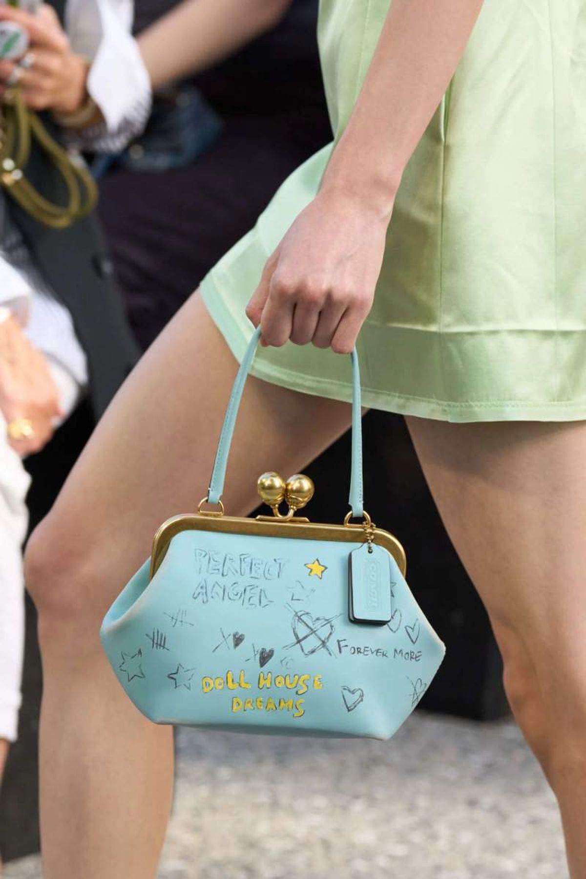 Bolso frame pequeño de piel