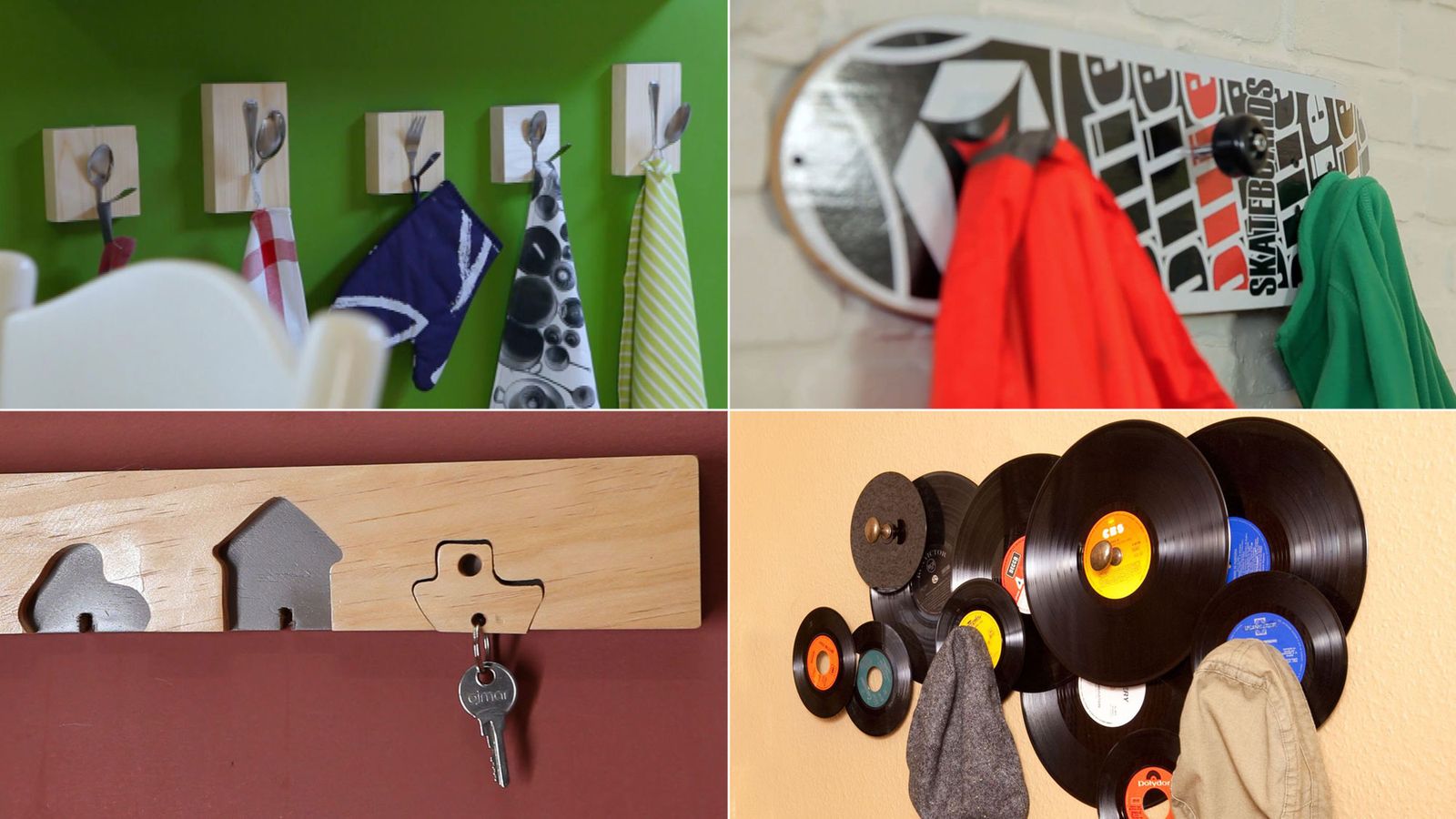 Ideas sencillas para hacer un perchero o colgador