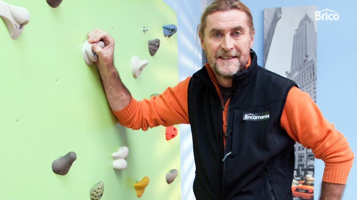 Resultado final del rocódromo casero