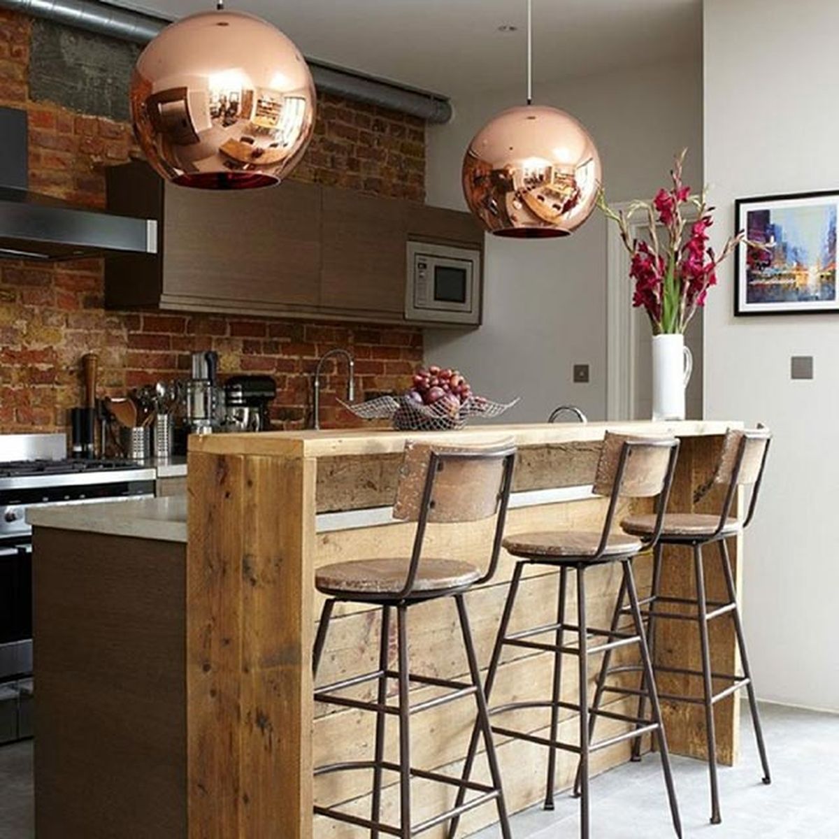 Cocinas con barra una tendencia decorativa y funcional 14