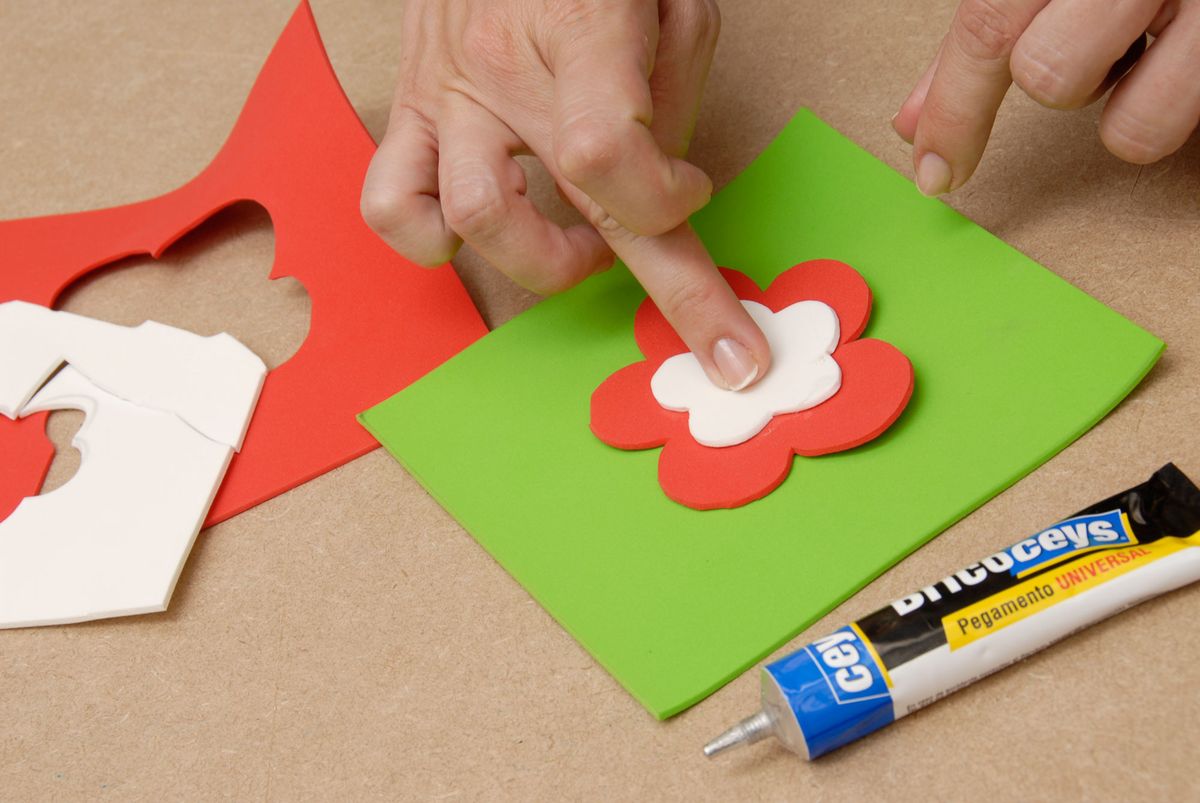 Cuadros infantiles de goma eva paso 6