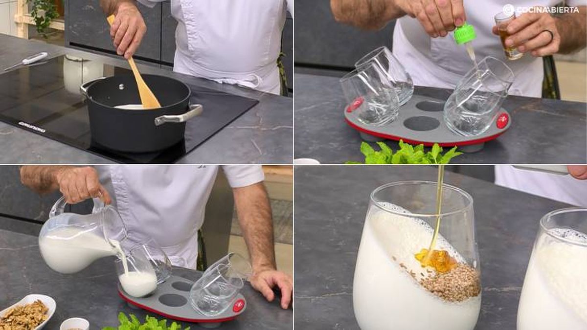 Karl7238 Cuajada sésamo nueces miel pasos