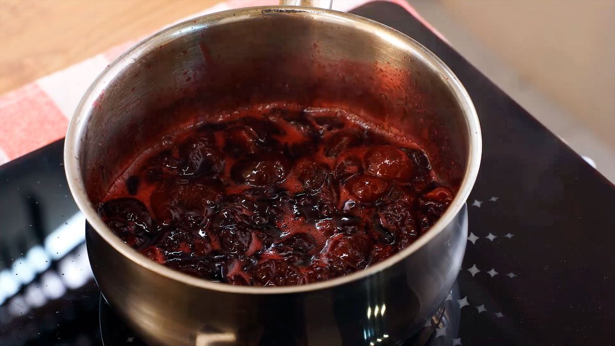 Receta de mermelada de cerezas   paso 4