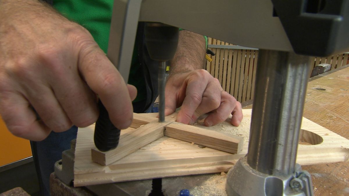 Helicóptero infantil de madera paso 6