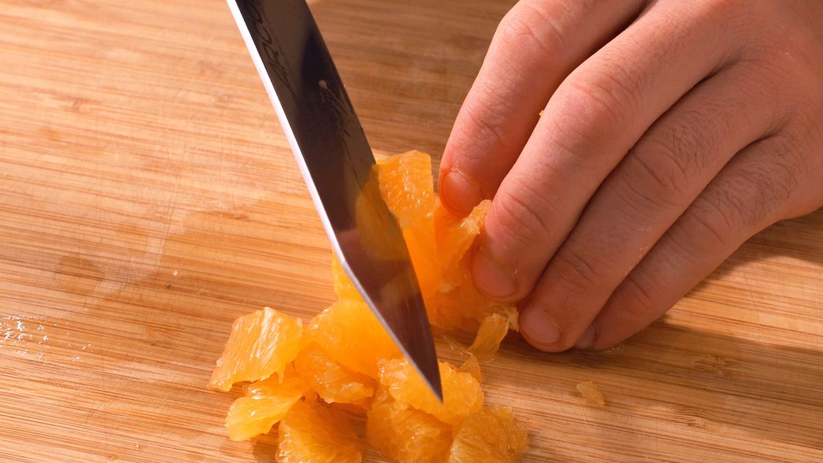 Ensalada de escarola y mandarinas paso 2