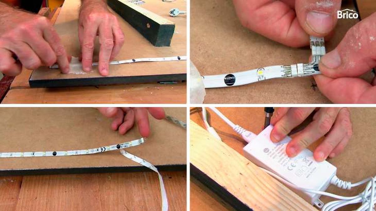 bricomania 764 como colocar tiras led paso 1
