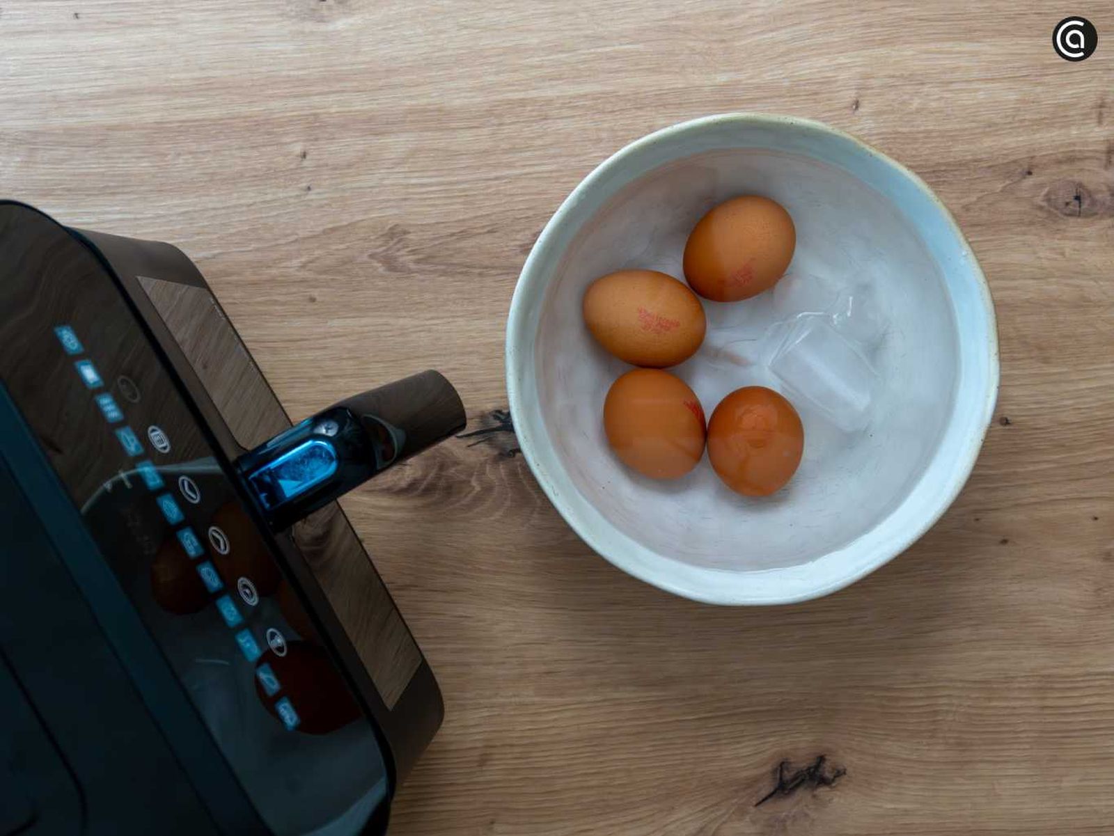 Enfría los huevos