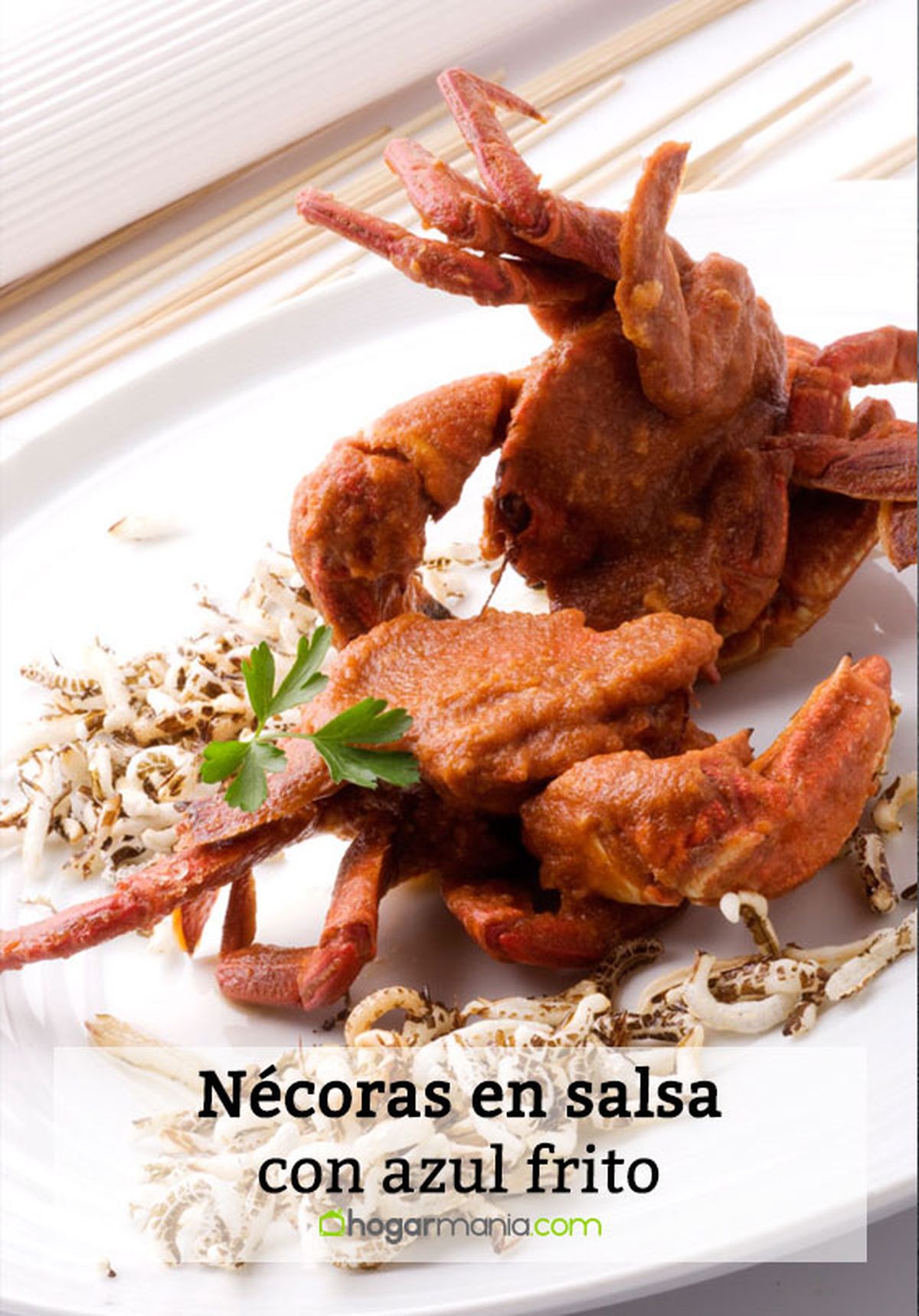 necoras en salsa con arroz frito pin