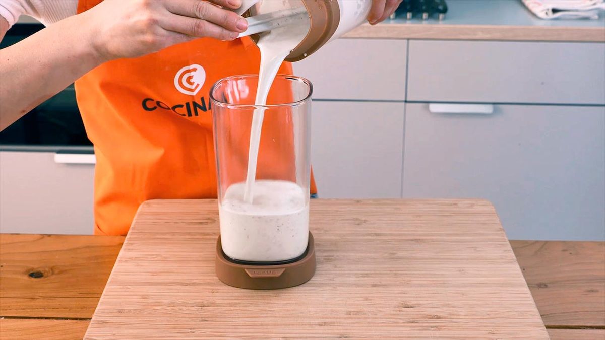 Receta de bebida de avellanas  paso 4