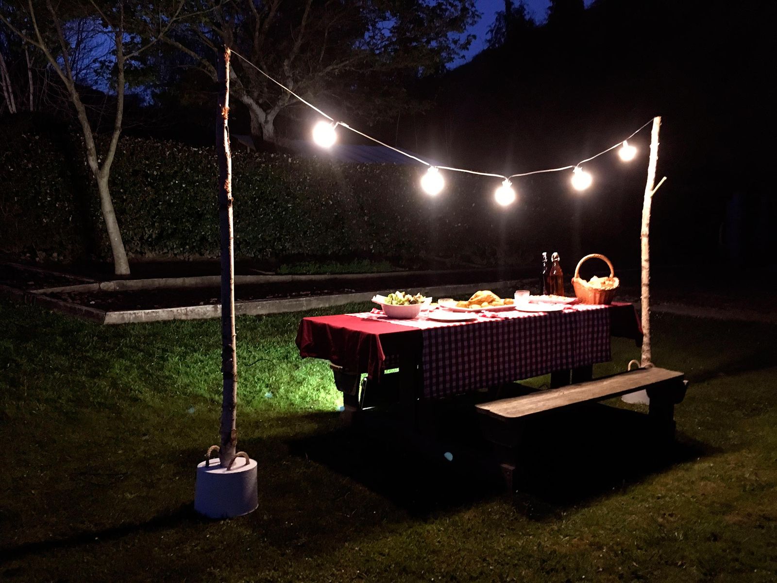 Soporte para guirnalda de luces