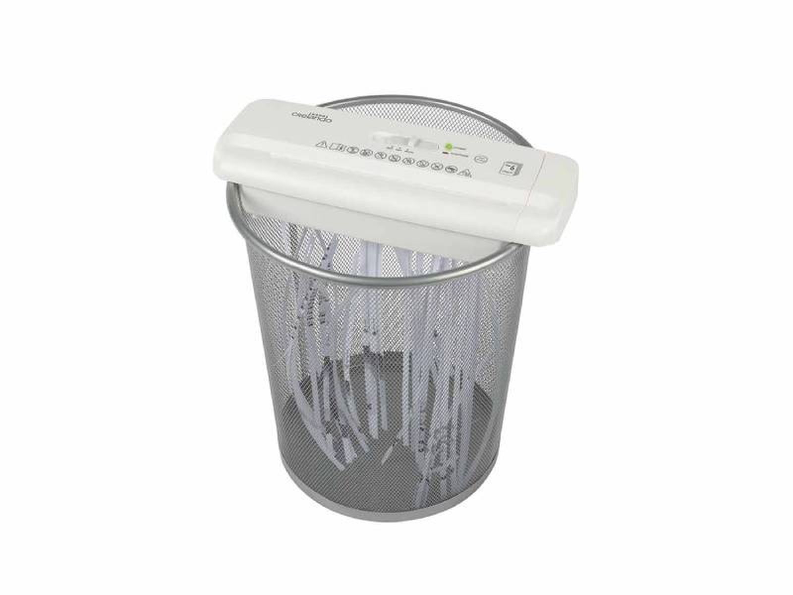Destructora automática para papelera.