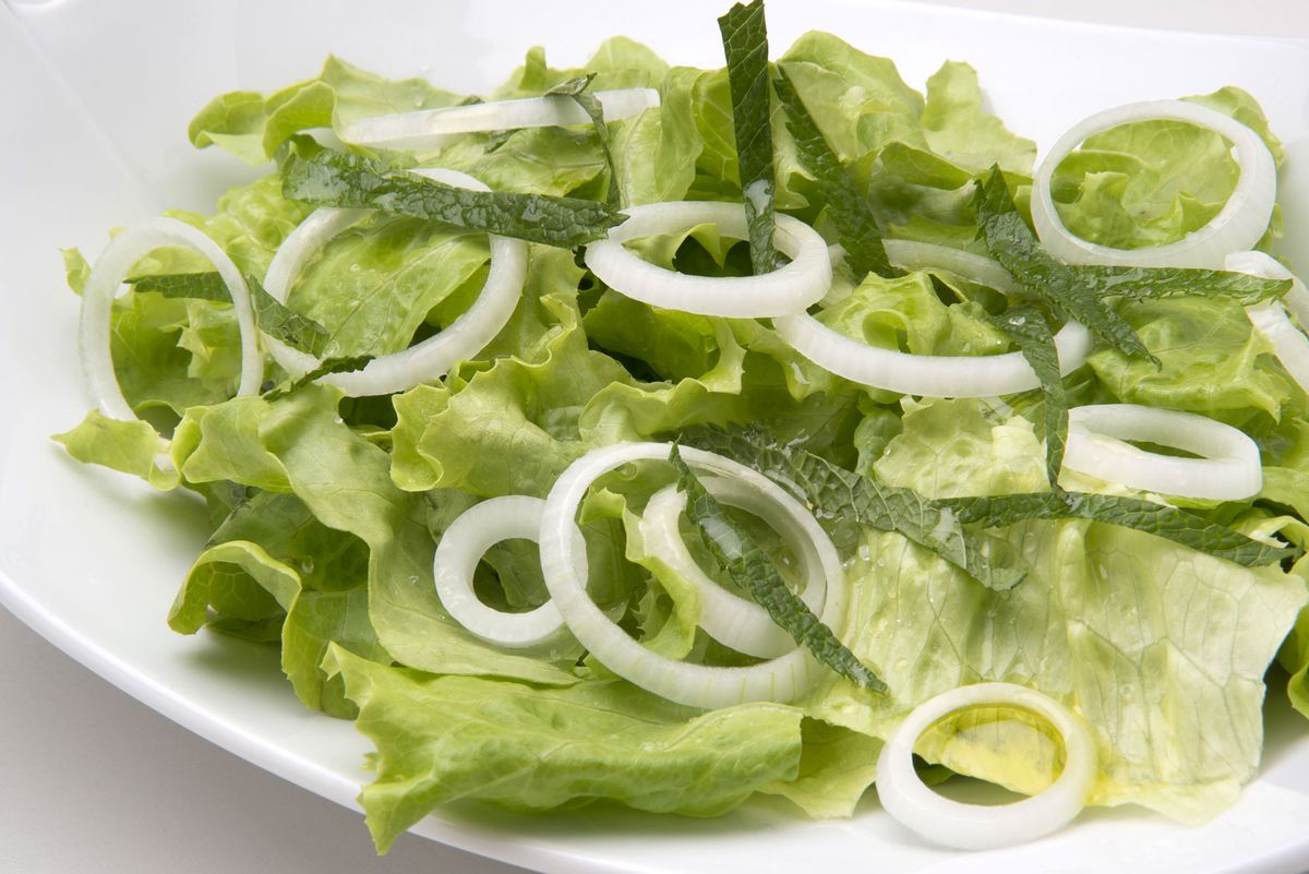 5799 2 Ensalada de lechuga, menta y cebolleta xl