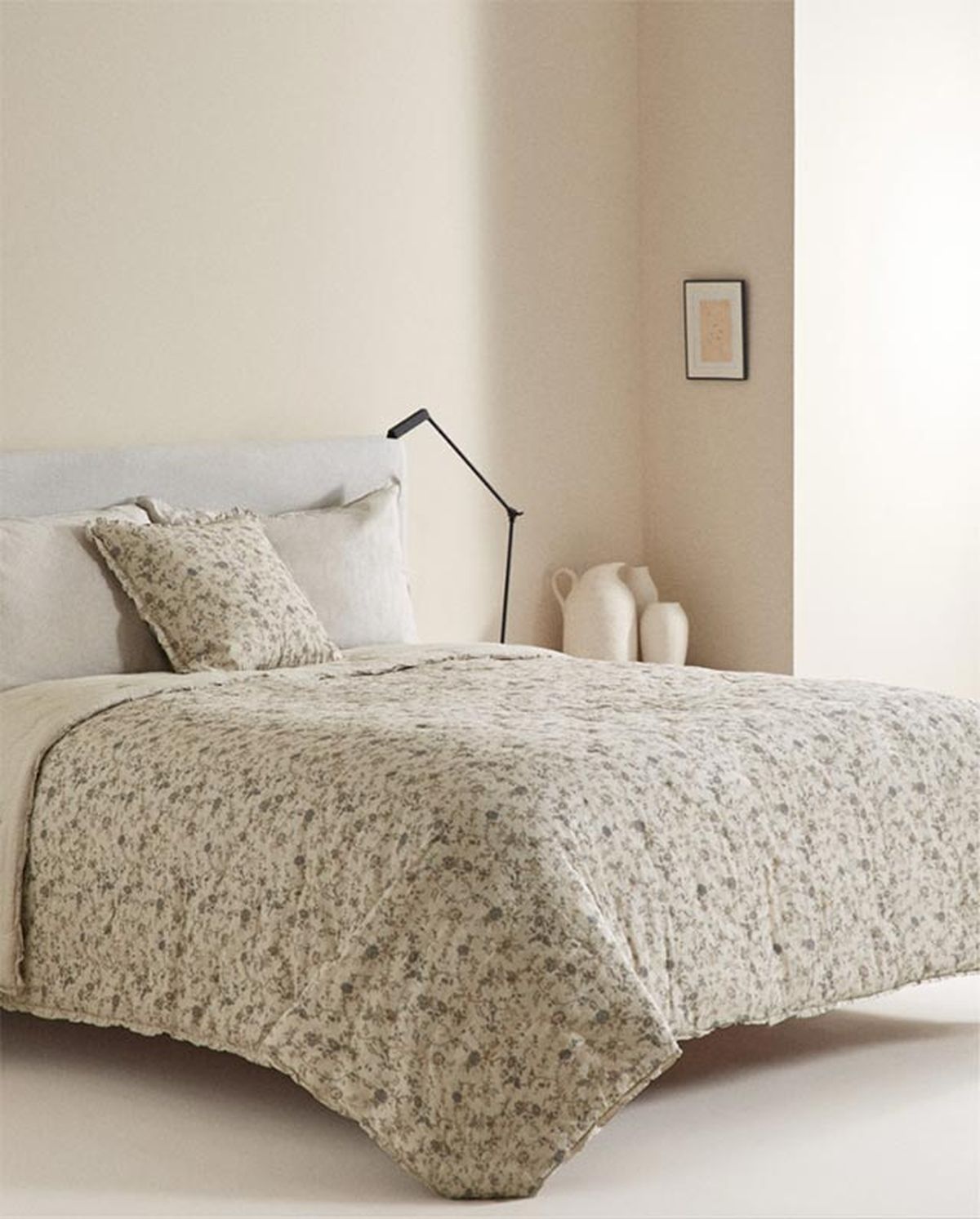 edredon lino estampado