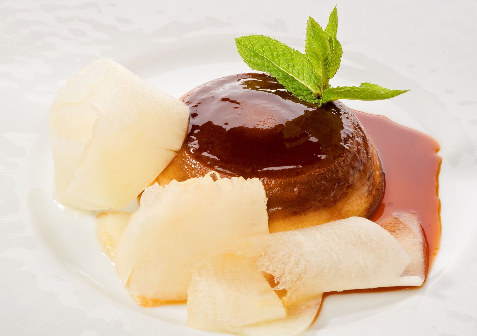 Flan de melon y coco xl