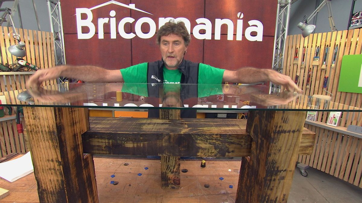 Mesa con traviesas paso 8