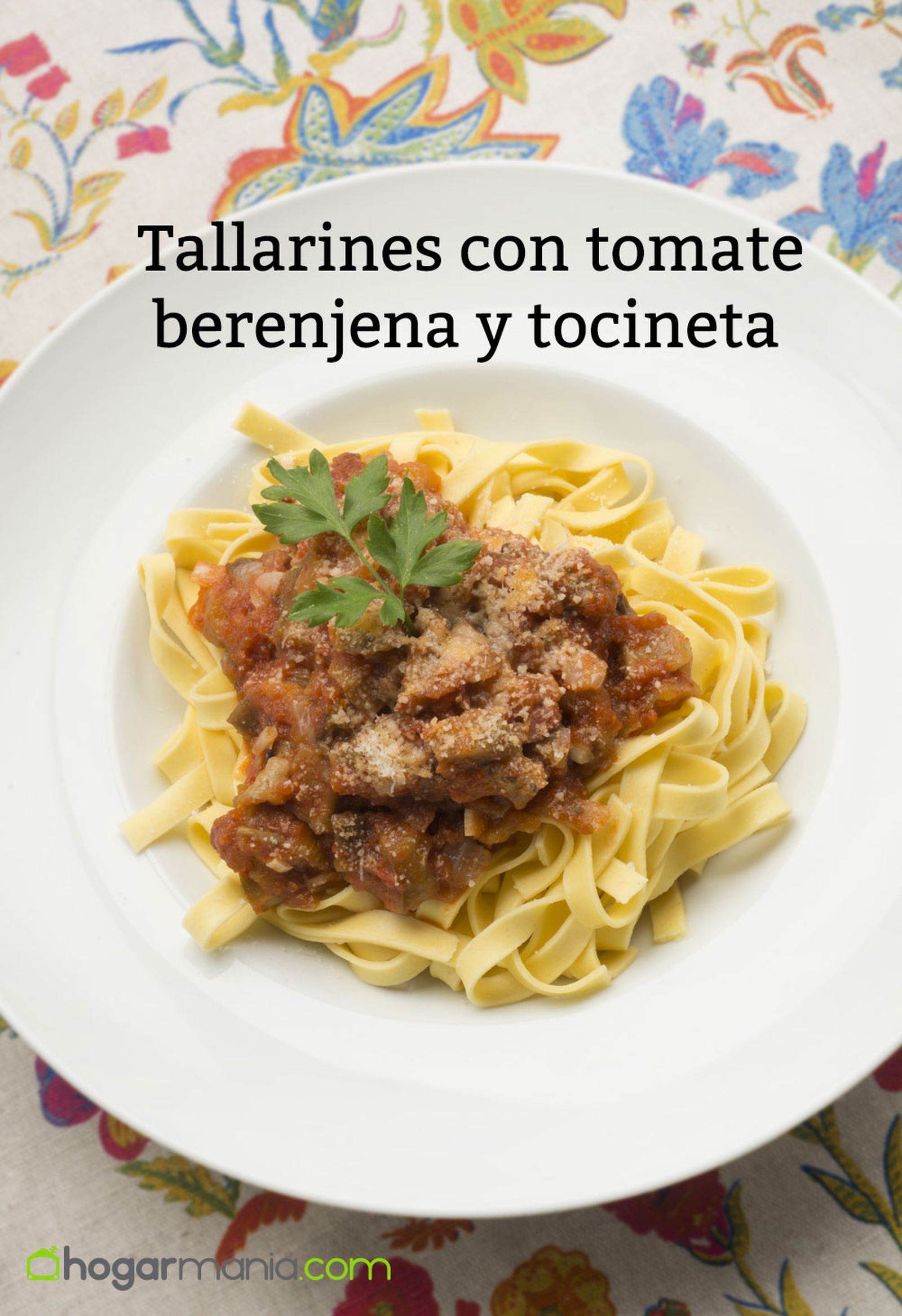 KARL6009 Tallarines tomate berenjena tocineta limones vertical