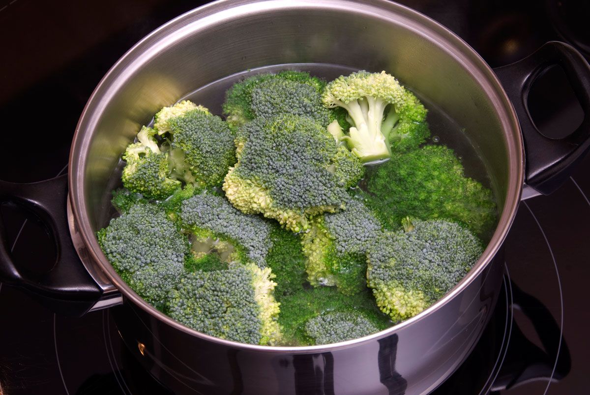 Brocoli con bechamel de queso   Paso 2