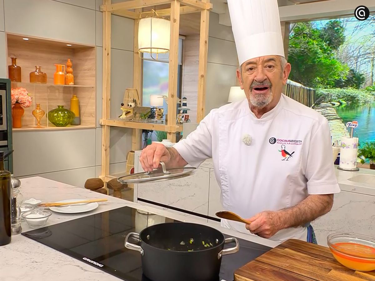 Karlos Arguiñano recomienda usar una tapa en caso de que la llama se descontrole